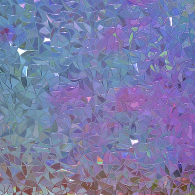 Dichroic Scales Vinyl गोपनीयता सजावटी गोपनीयता विंडो फिल्म फ़िल्टर सूरज की रोशनी