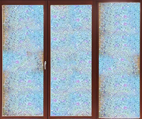 Dichroic Scales Vinyl गोपनीयता सजावटी गोपनीयता विंडो फिल्म फ़िल्टर सूरज की रोशनी