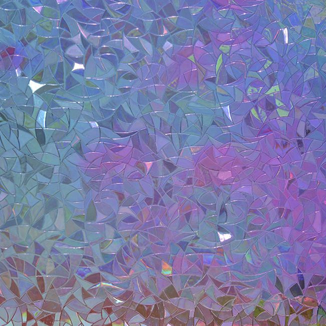 Dichroic Scales Vinyl गोपनीयता सजावटी गोपनीयता विंडो फिल्म फ़िल्टर सूरज की रोशनी
